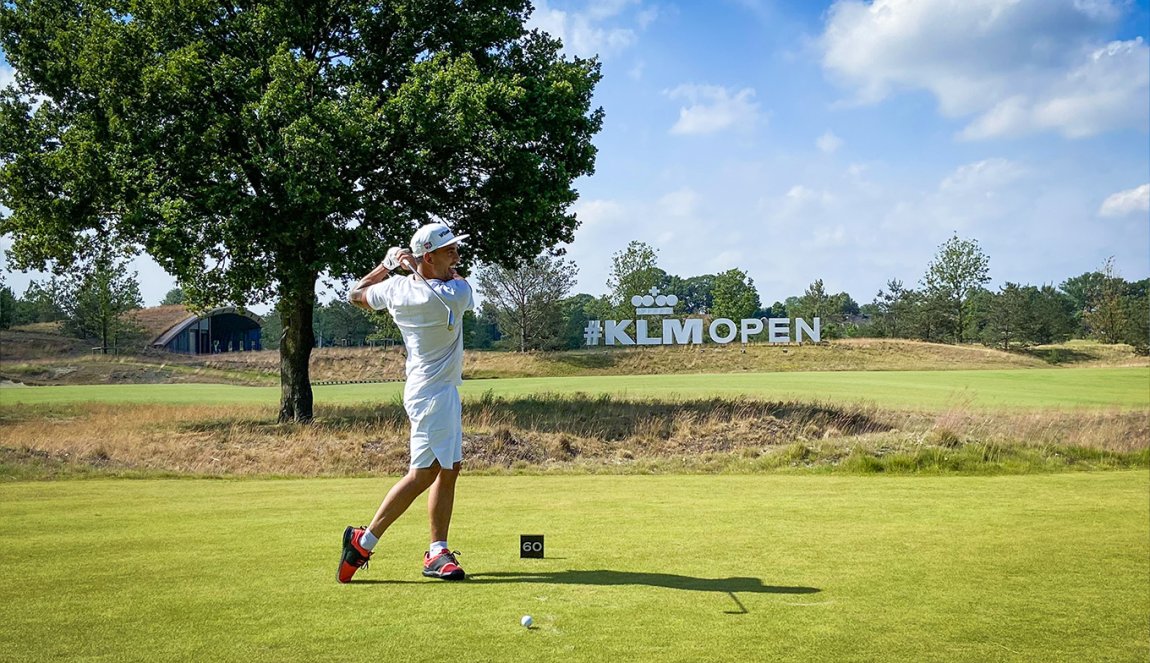 Golf player at KLM Open