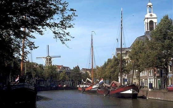 A view of the centre of Schiedam