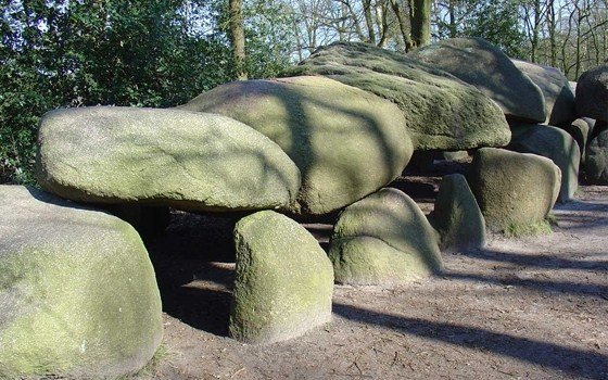 The biggest hunebed of the netherlands