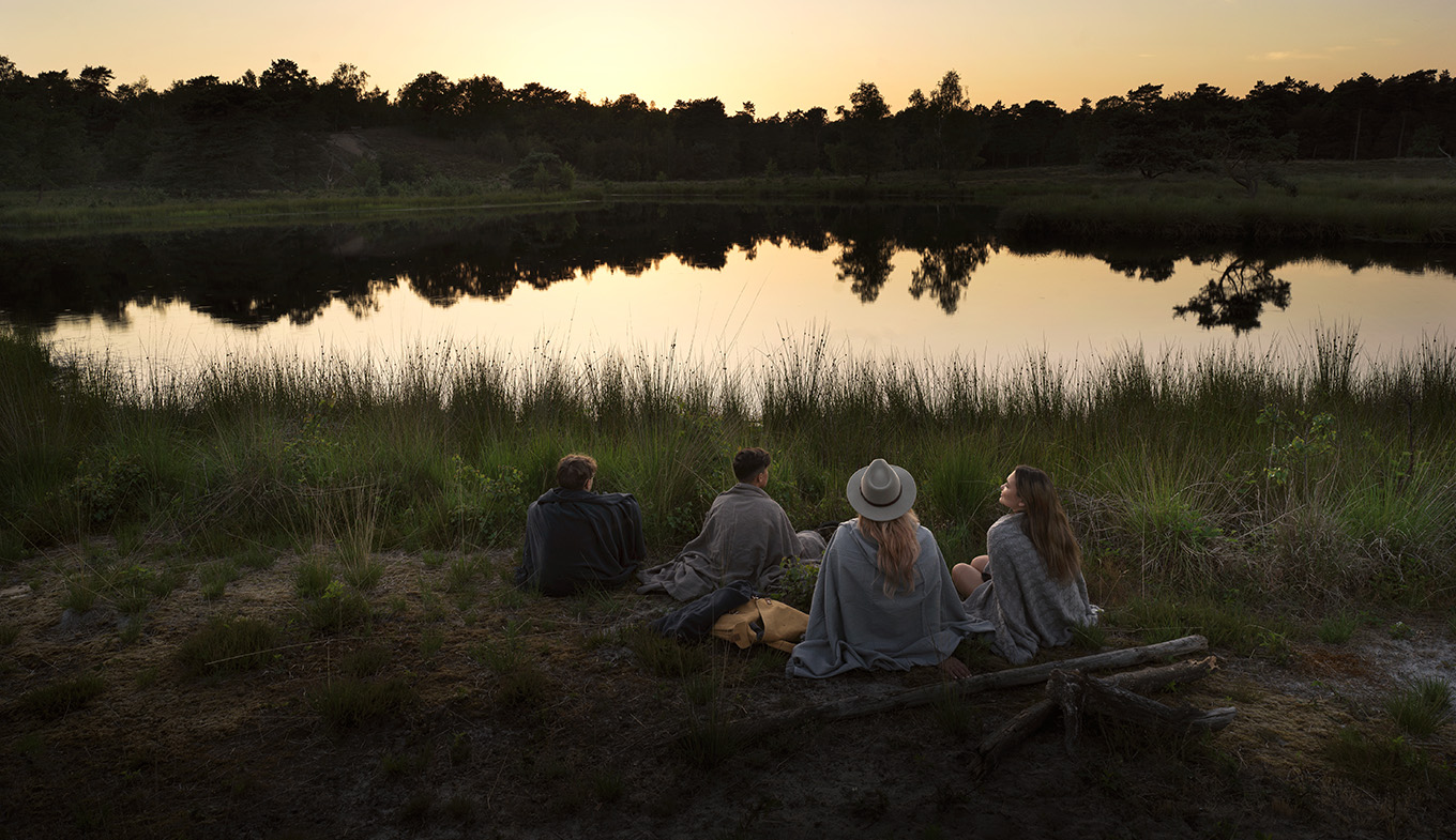 Sunset by the water Nationaal Park De Maasduinen 