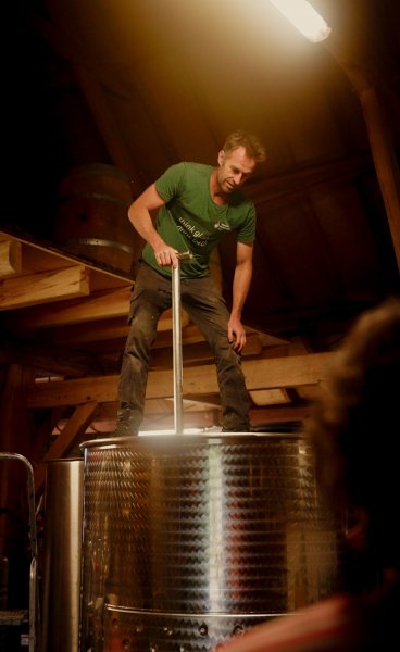Dassemus winemaker Ron Langeveld  Dassemus winemaker Ron Langeveld