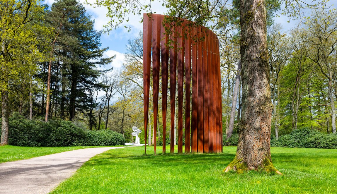 Outdour art Kröller-Müller Museum Veluwe, Evert Strobos, Palissade