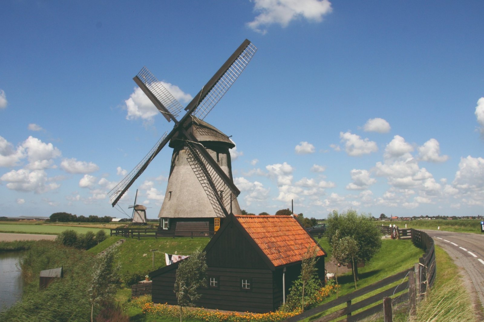 Museum windmill in Schermerhorn