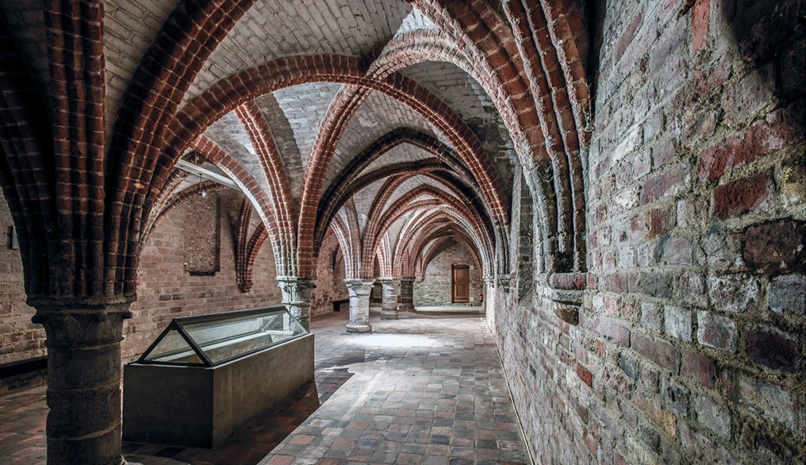 Crypts under Abbey complex Middelburg