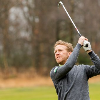 Jeroen Korving playing golf