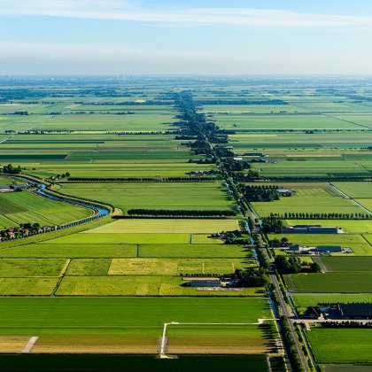 Westdijk Beemster with Eilandspolder at bottom