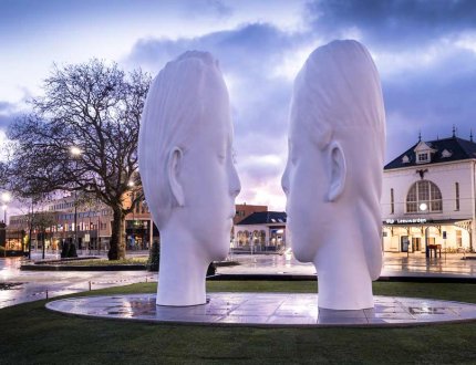 Fountain Love by Jaume Plensa