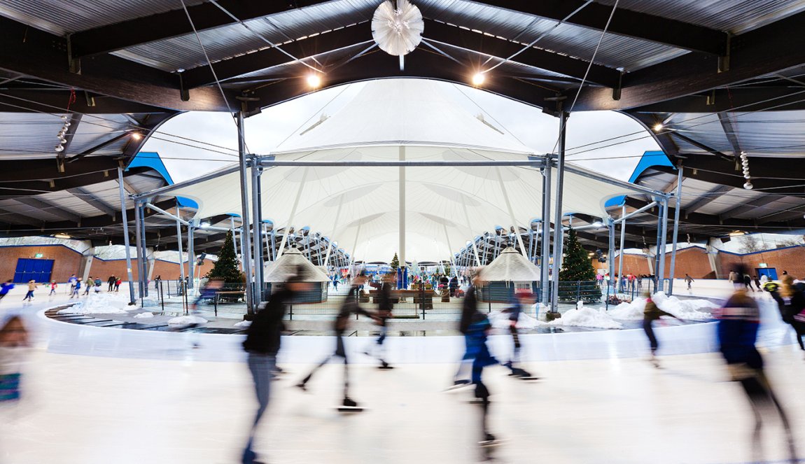 Green visit Artificial Ice Rink De Scheg - Overview 400-metre rink